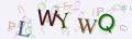 This is a captcha-picture. It is used to prevent mass-access by robots. (see: www.captcha.net)