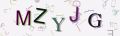 This is a captcha-picture. It is used to prevent mass-access by robots. (see: www.captcha.net)