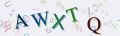 This is a captcha-picture. It is used to prevent mass-access by robots. (see: www.captcha.net)
